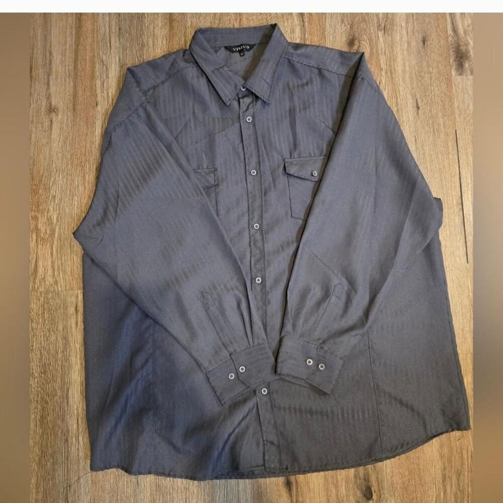Ralph-lauren Men's Grey and Navy Shirt